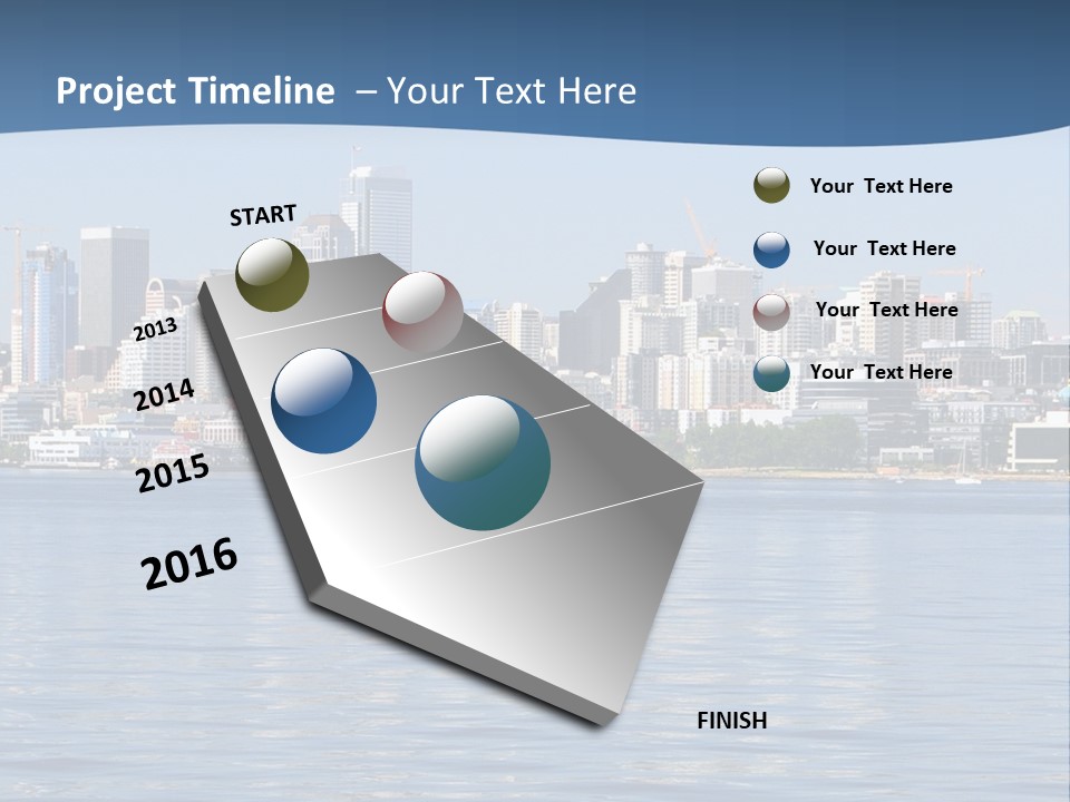 Older Ocean Mother PowerPoint Template