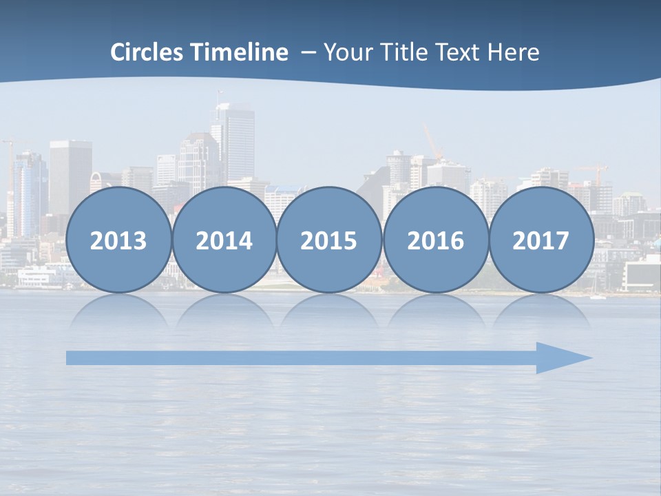 Older Ocean Mother PowerPoint Template