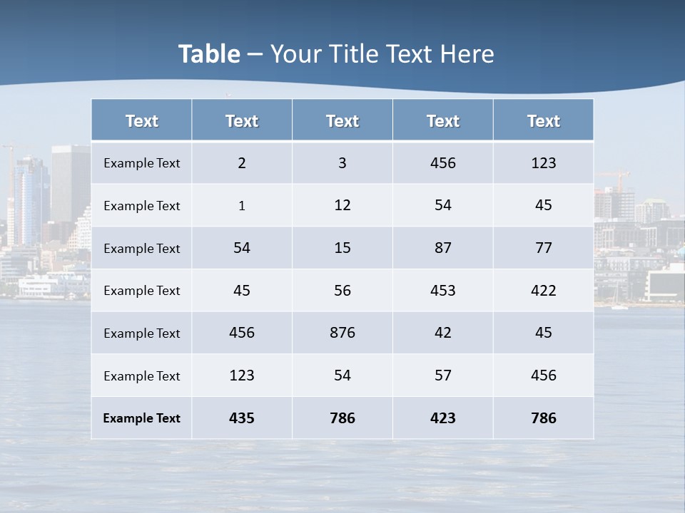Older Ocean Mother PowerPoint Template