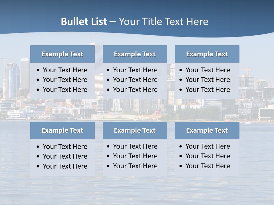 Older Ocean Mother PowerPoint Template