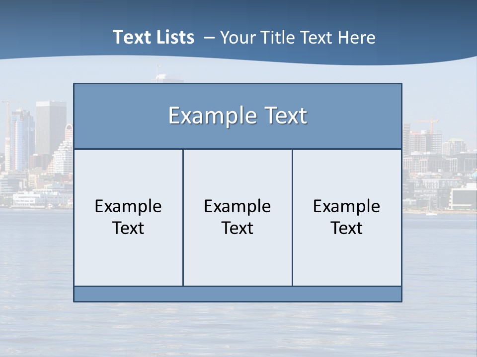 Older Ocean Mother PowerPoint Template