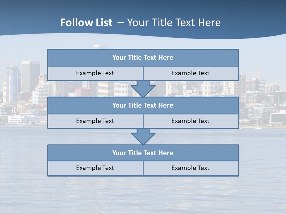 Older Ocean Mother PowerPoint Template