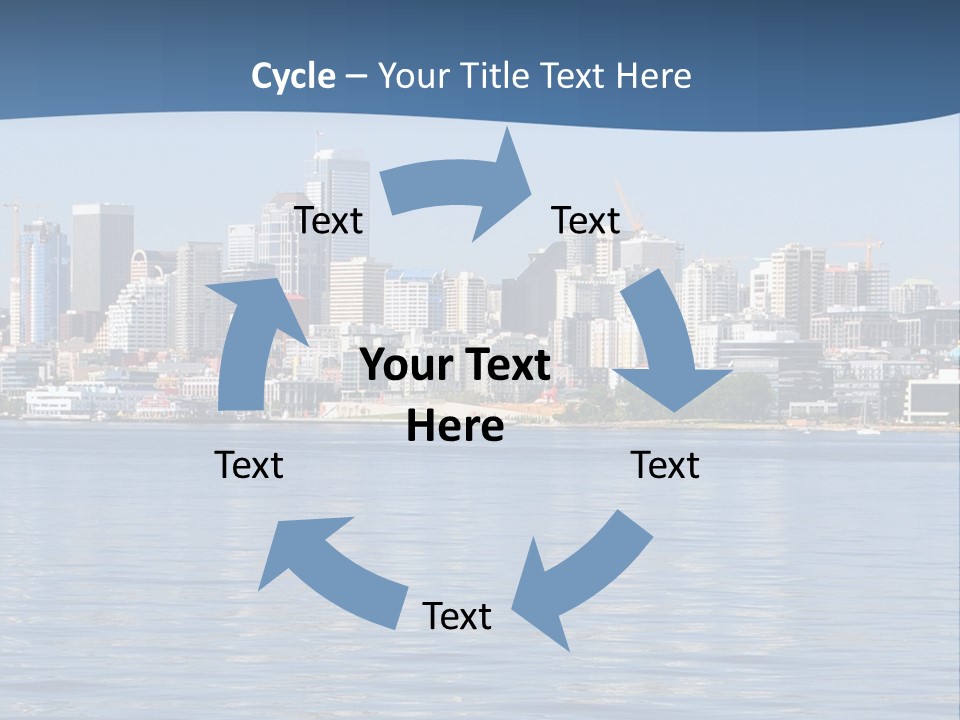 Older Ocean Mother PowerPoint Template