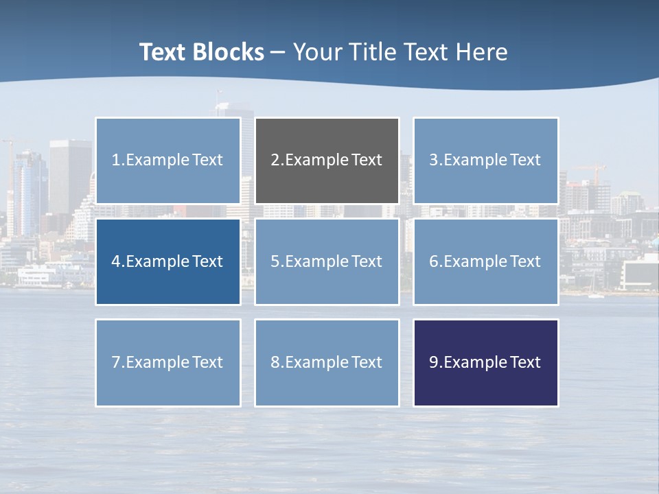 Older Ocean Mother PowerPoint Template