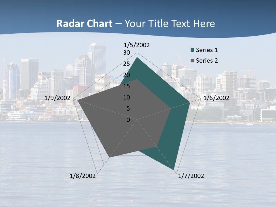 Older Ocean Mother PowerPoint Template