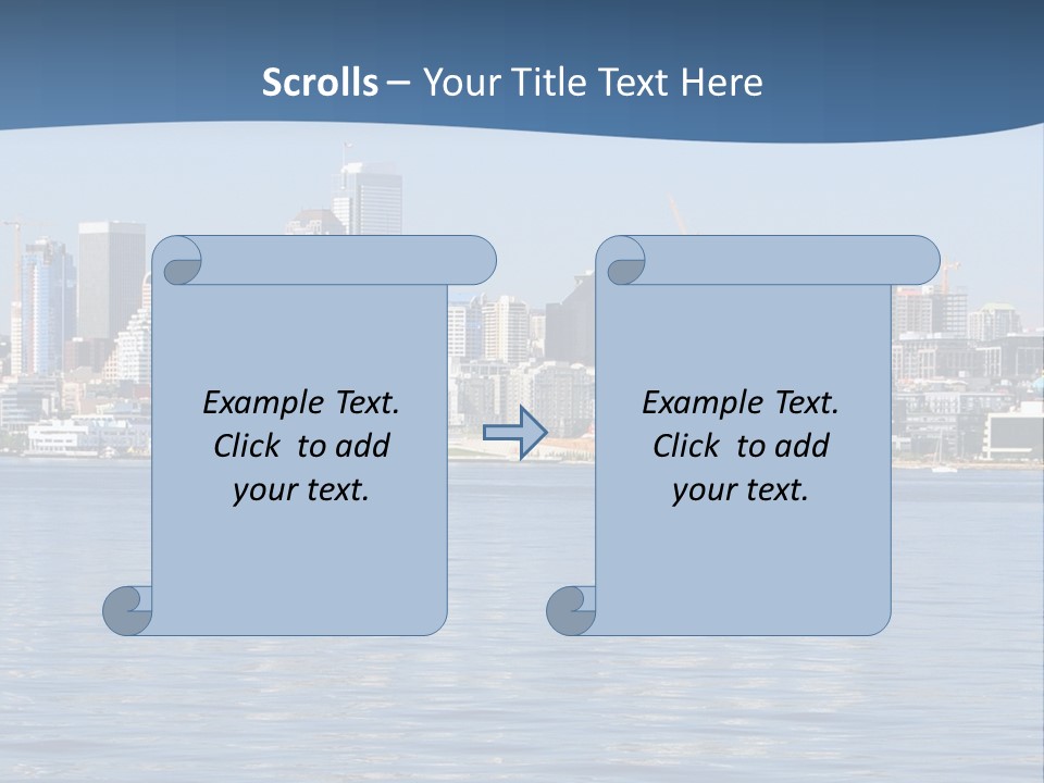 Older Ocean Mother PowerPoint Template