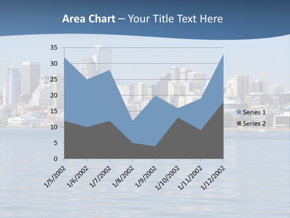 Older Ocean Mother PowerPoint Template