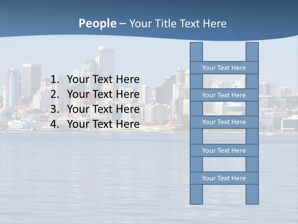 Older Ocean Mother PowerPoint Template
