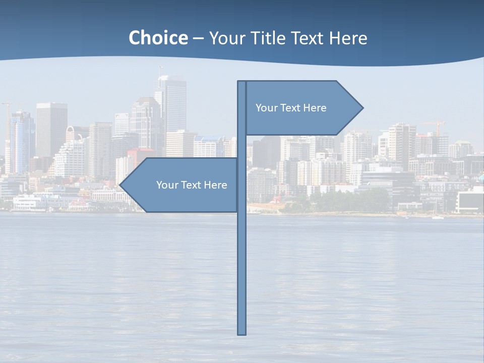 Older Ocean Mother PowerPoint Template
