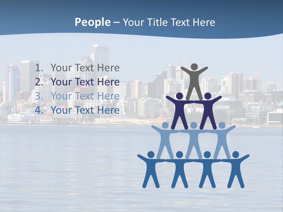 Older Ocean Mother PowerPoint Template