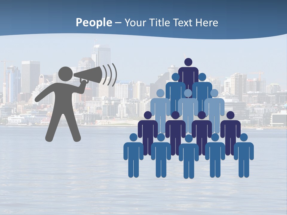 Older Ocean Mother PowerPoint Template