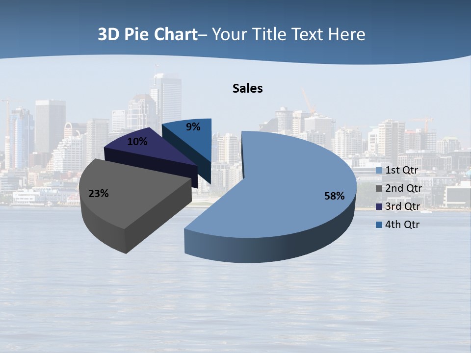 Older Ocean Mother PowerPoint Template