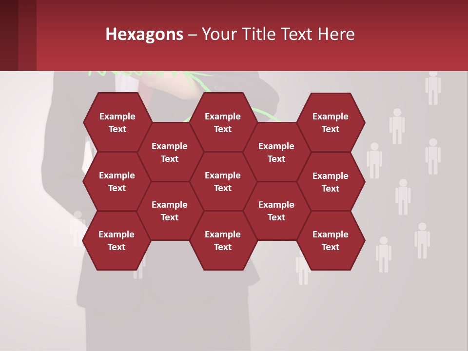 Single Woman Older PowerPoint Template