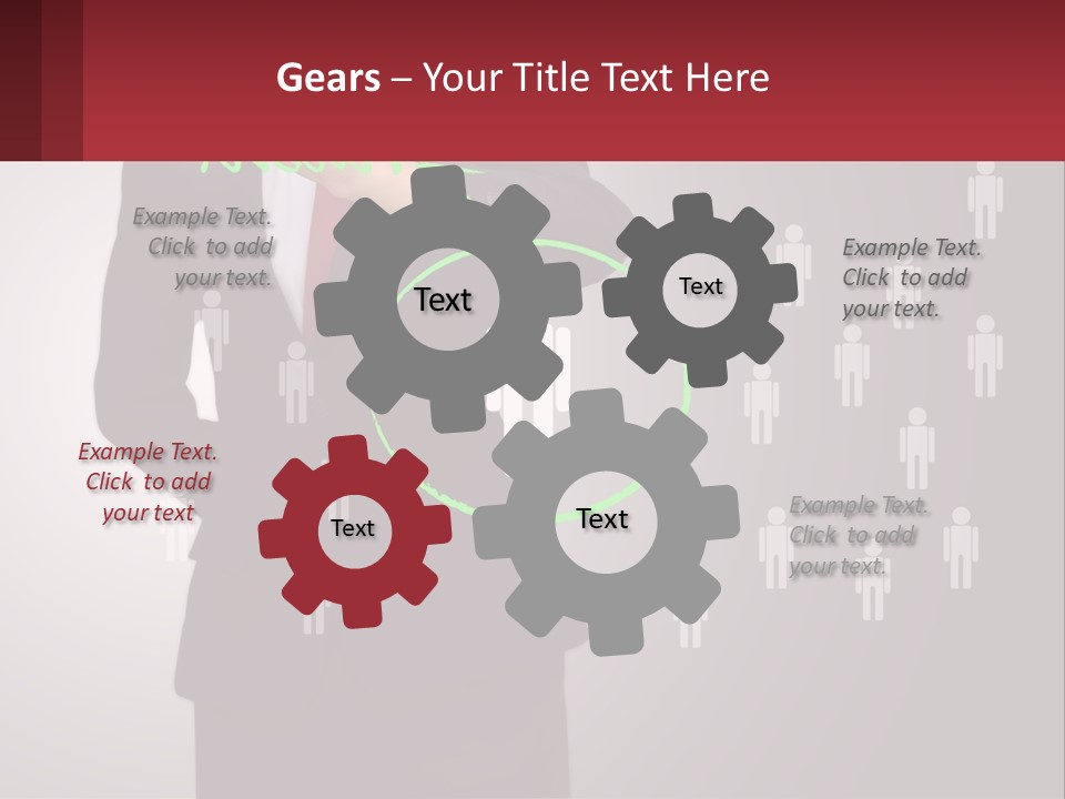 Single Woman Older PowerPoint Template