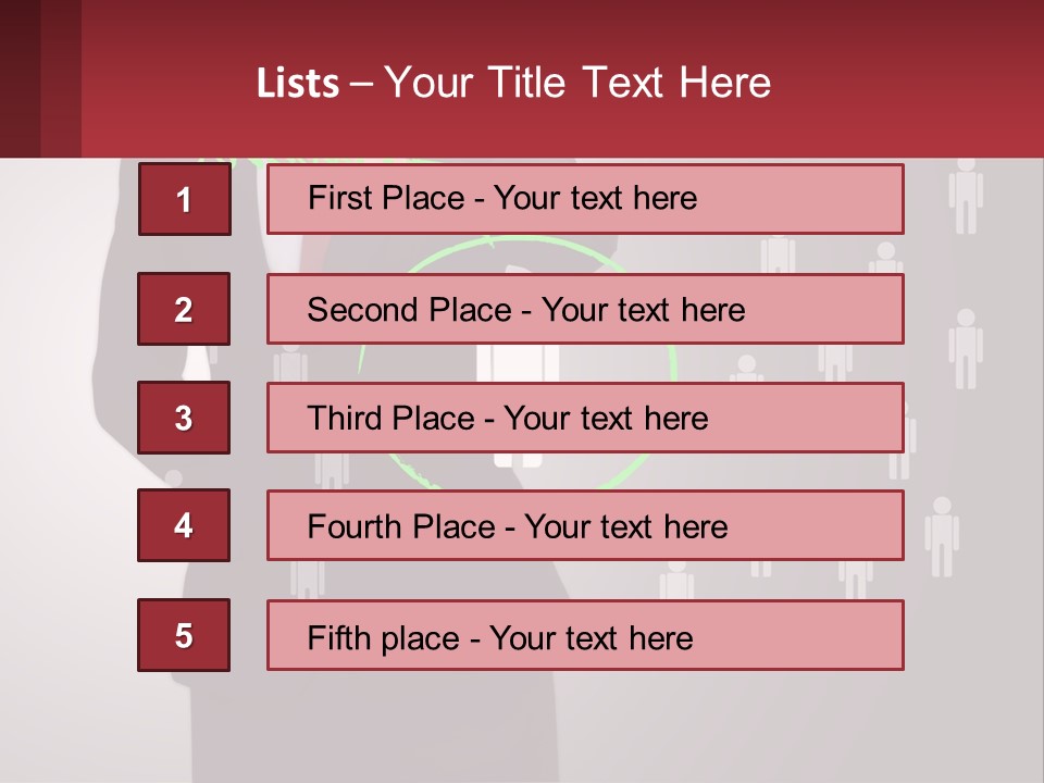 Single Woman Older PowerPoint Template