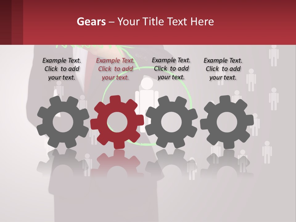 Single Woman Older PowerPoint Template