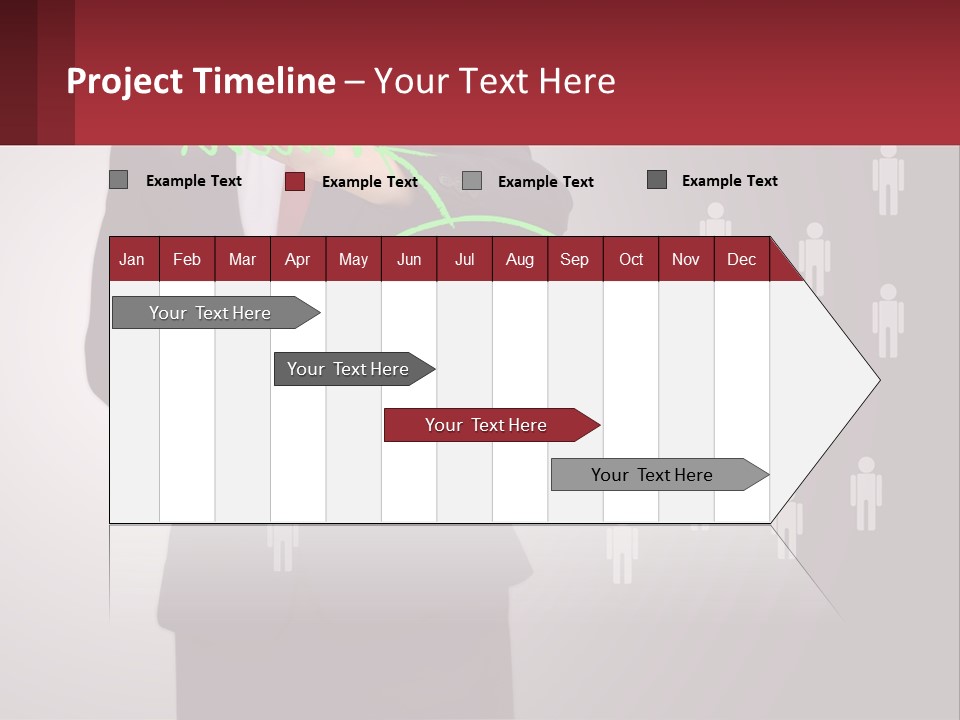 Single Woman Older PowerPoint Template