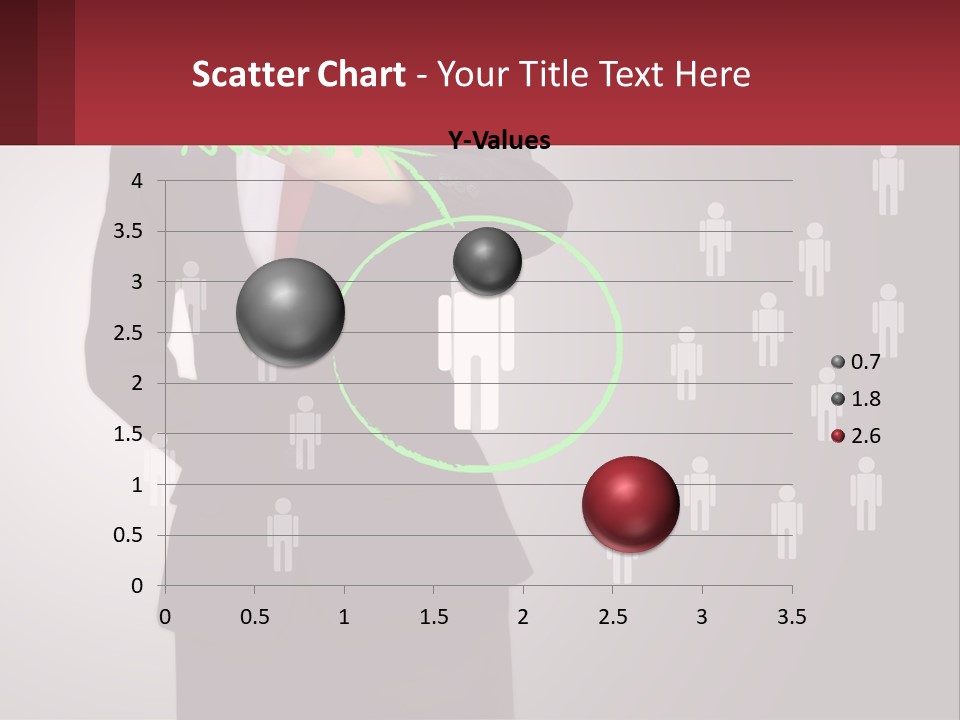Single Woman Older PowerPoint Template