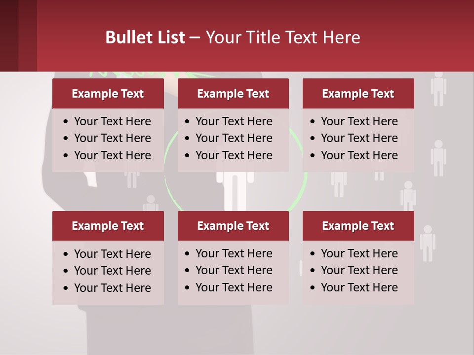 Single Woman Older PowerPoint Template