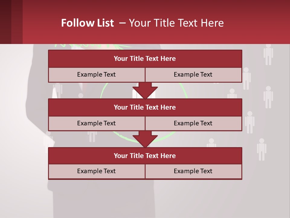 Single Woman Older PowerPoint Template