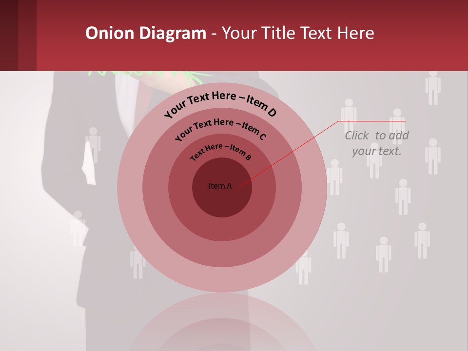 Single Woman Older PowerPoint Template