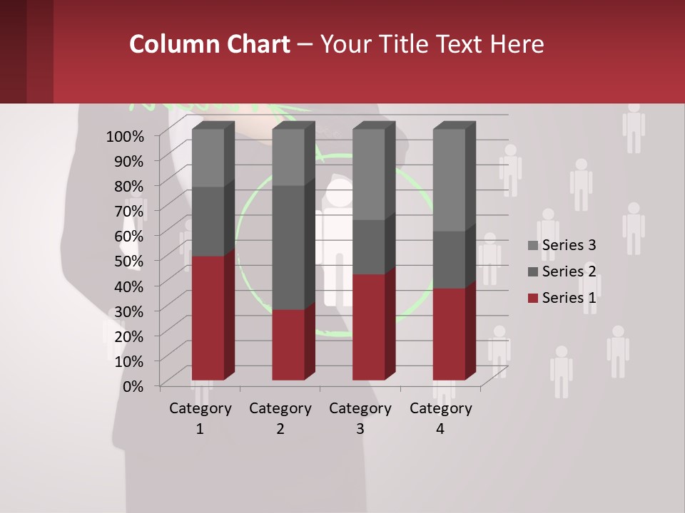 Single Woman Older PowerPoint Template