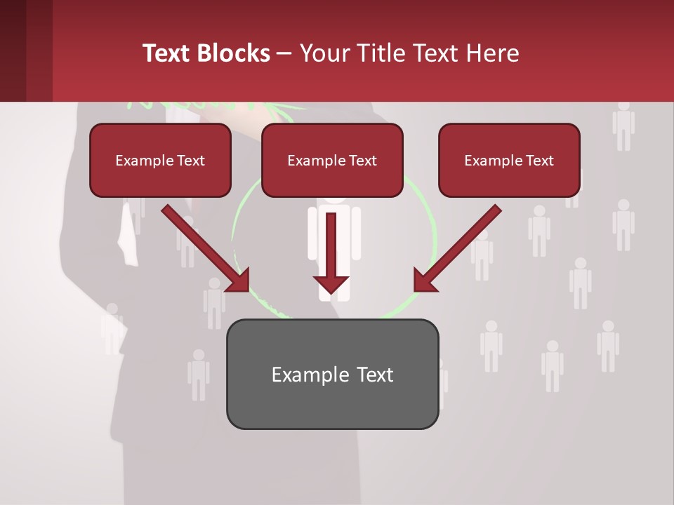 Single Woman Older PowerPoint Template