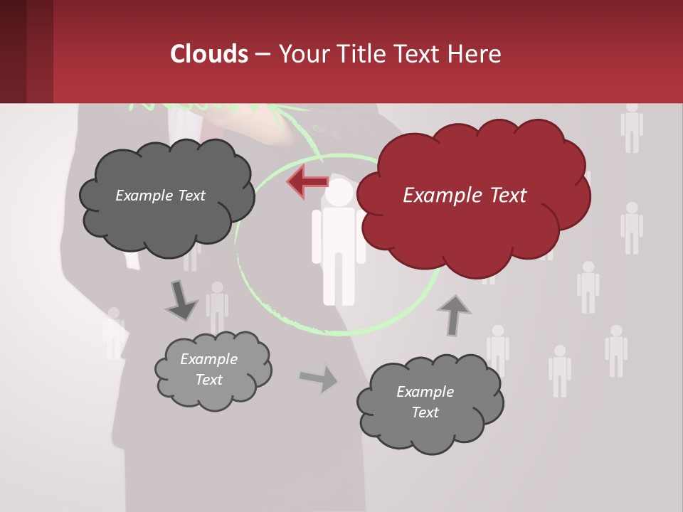 Single Woman Older PowerPoint Template