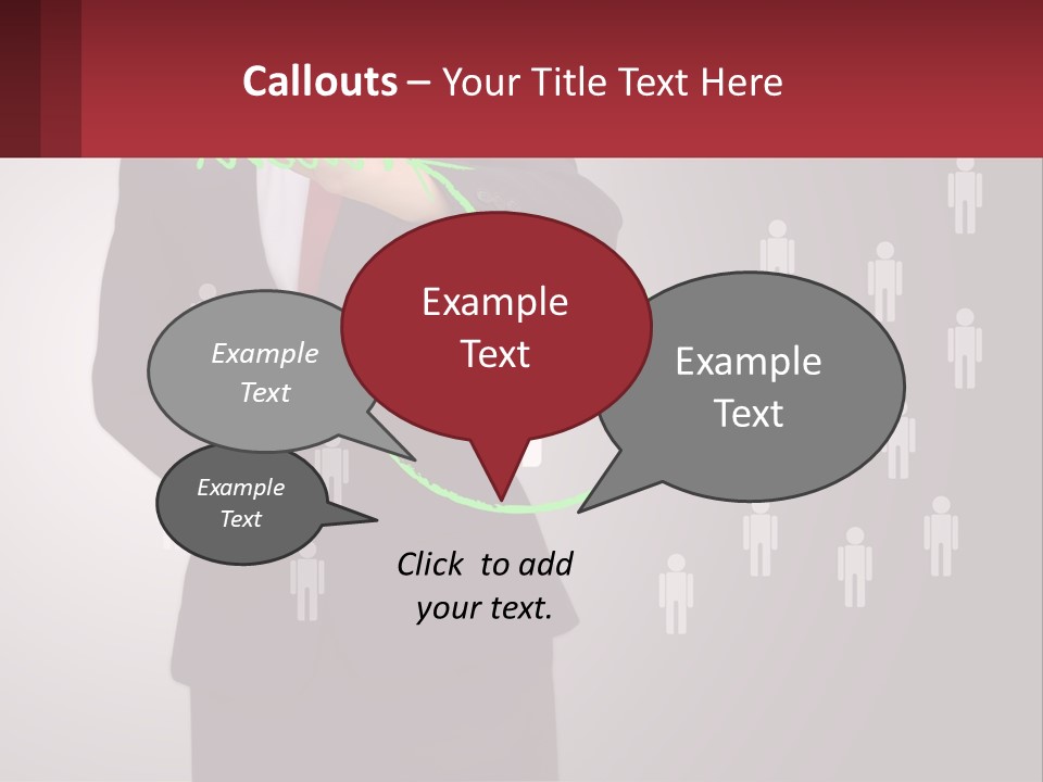 Single Woman Older PowerPoint Template