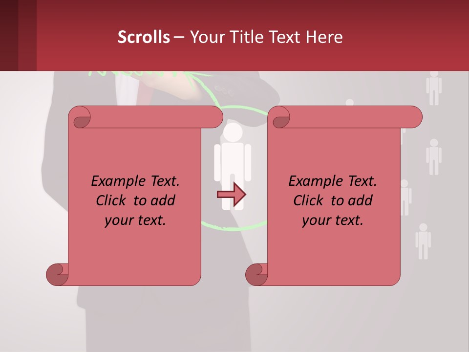Single Woman Older PowerPoint Template
