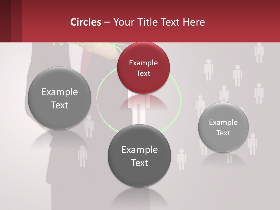 Single Woman Older PowerPoint Template