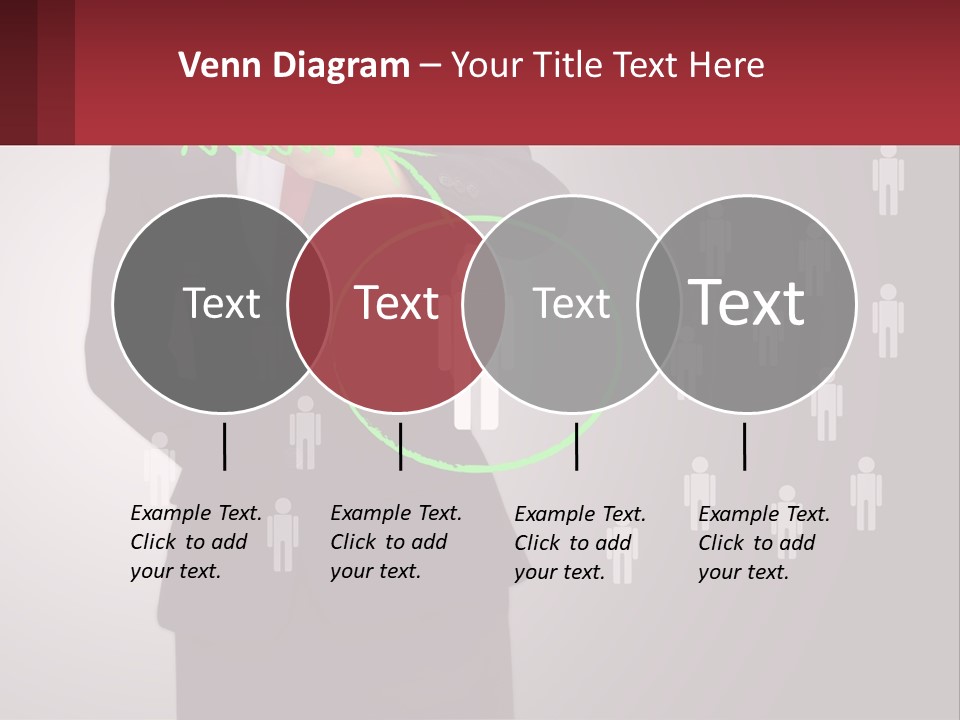 Single Woman Older PowerPoint Template