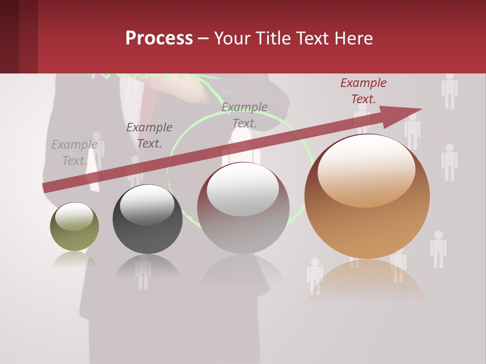 Single Woman Older PowerPoint Template