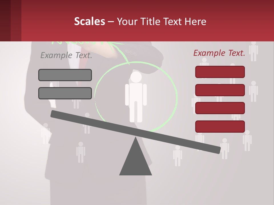 Single Woman Older PowerPoint Template