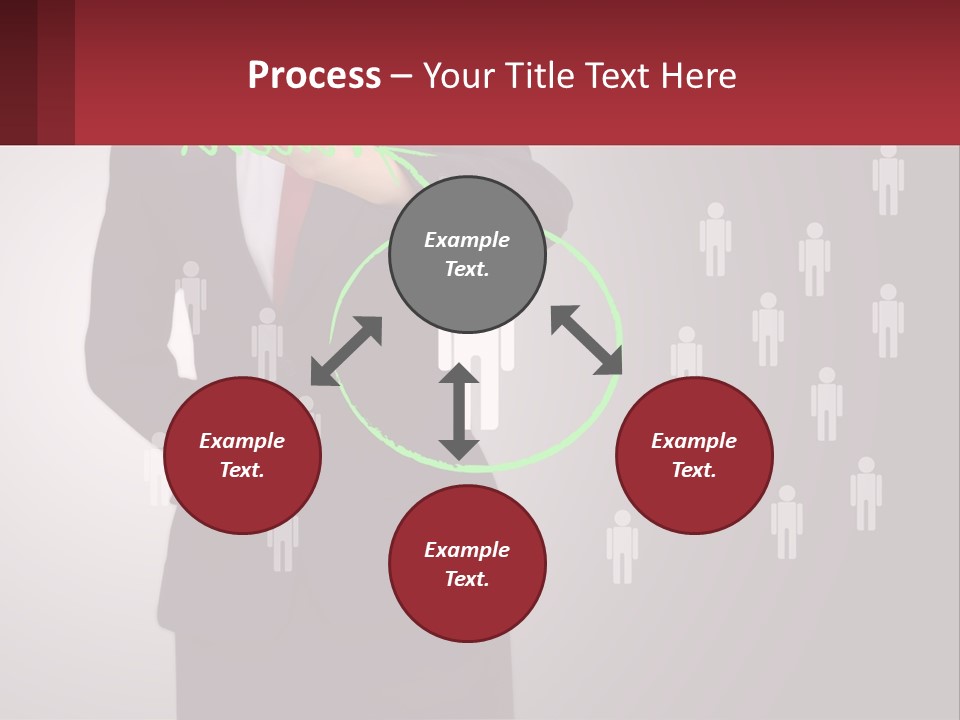 Single Woman Older PowerPoint Template