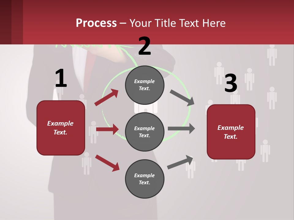 Single Woman Older PowerPoint Template