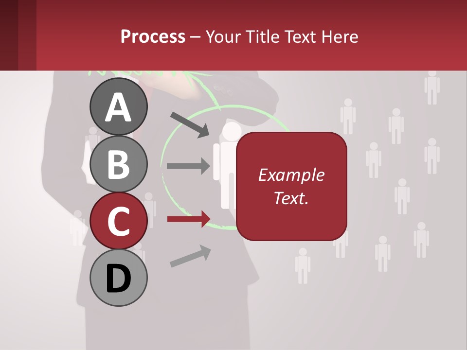 Single Woman Older PowerPoint Template