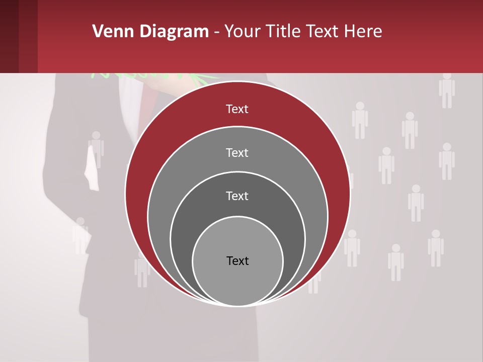 Single Woman Older PowerPoint Template