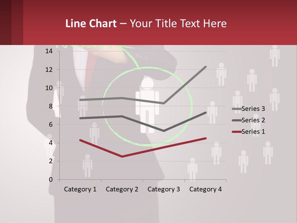 Single Woman Older PowerPoint Template