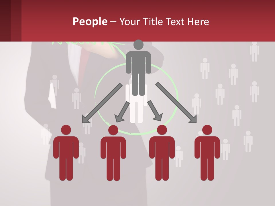 Single Woman Older PowerPoint Template