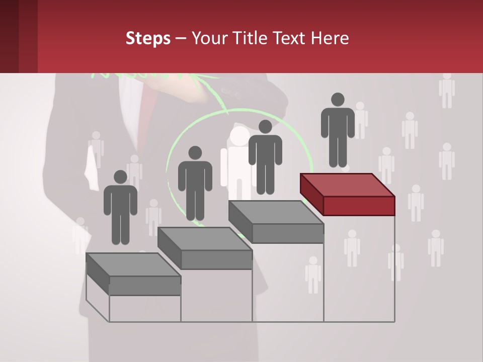 Single Woman Older PowerPoint Template