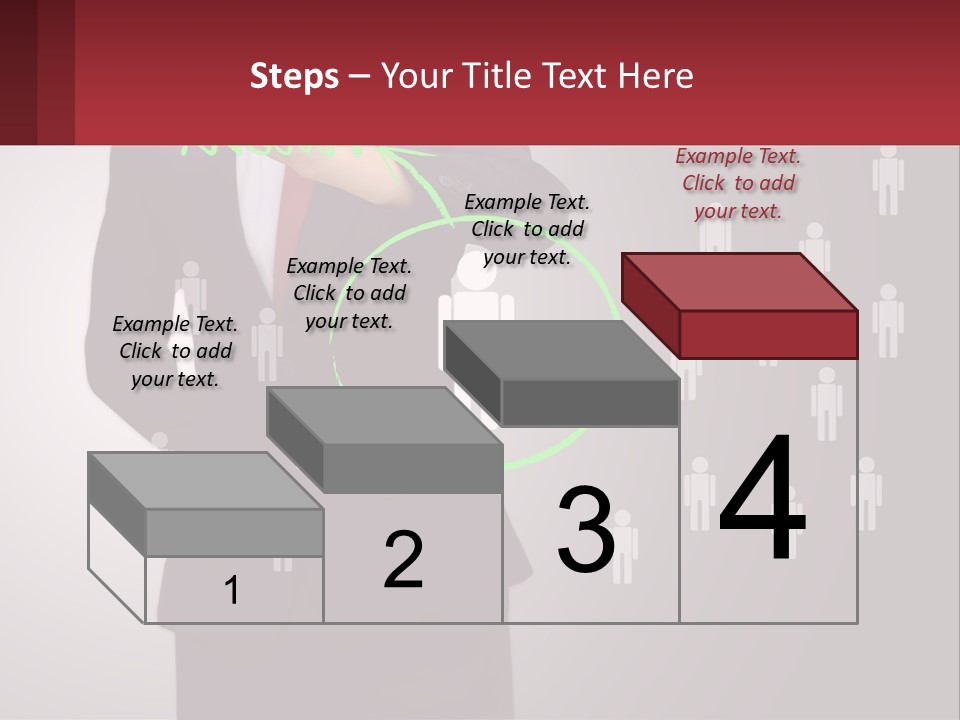 Single Woman Older PowerPoint Template