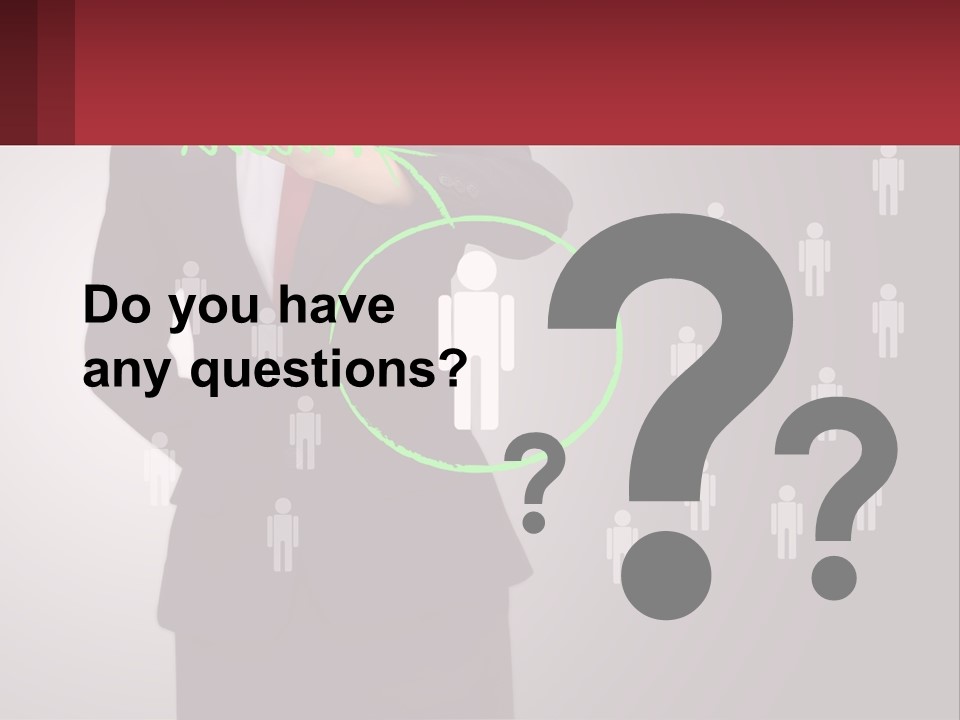 Single Woman Older PowerPoint Template