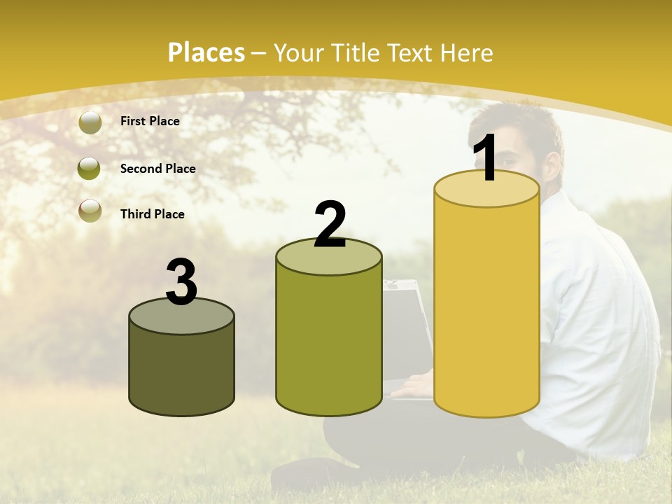 Life Woman Old PowerPoint Template