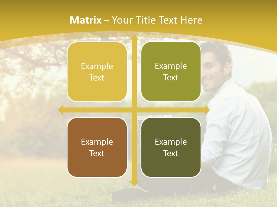 Life Woman Old PowerPoint Template