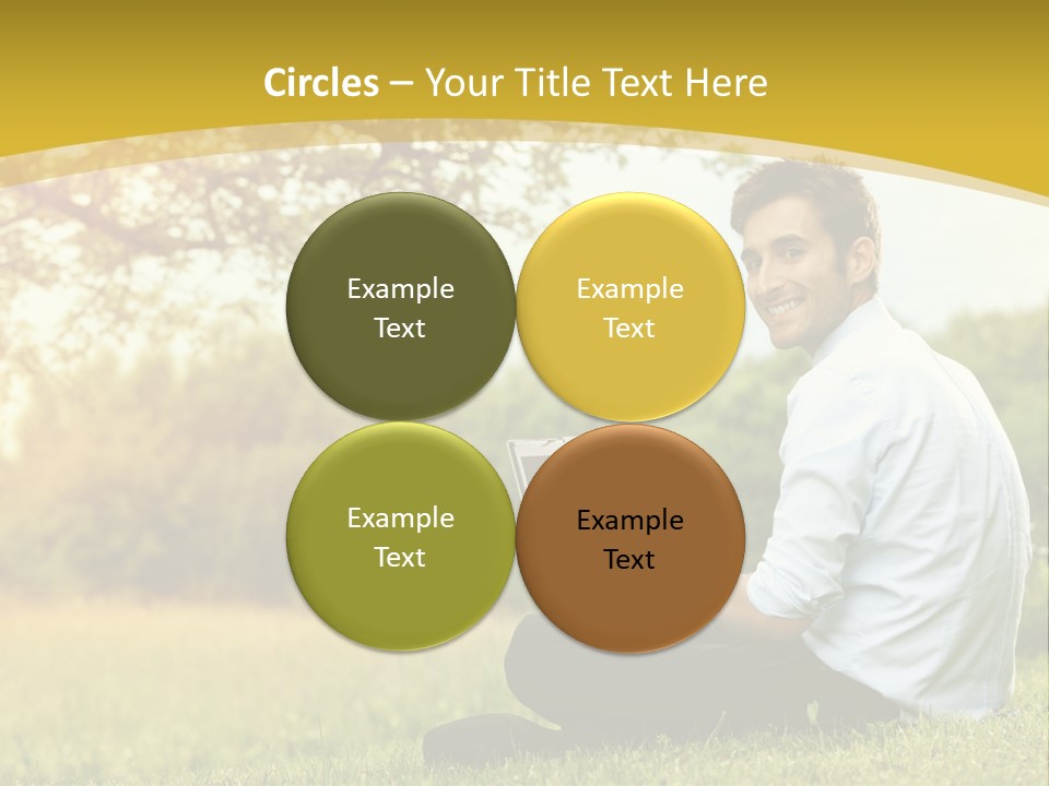 Life Woman Old PowerPoint Template