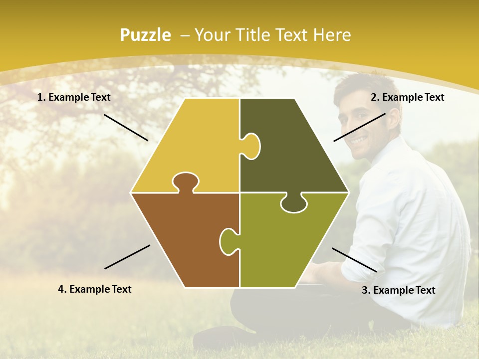 Life Woman Old PowerPoint Template