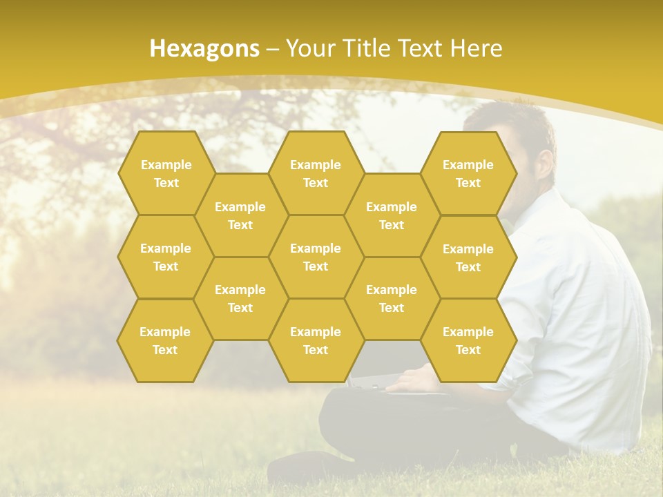 Life Woman Old PowerPoint Template