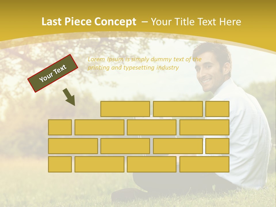 Life Woman Old PowerPoint Template