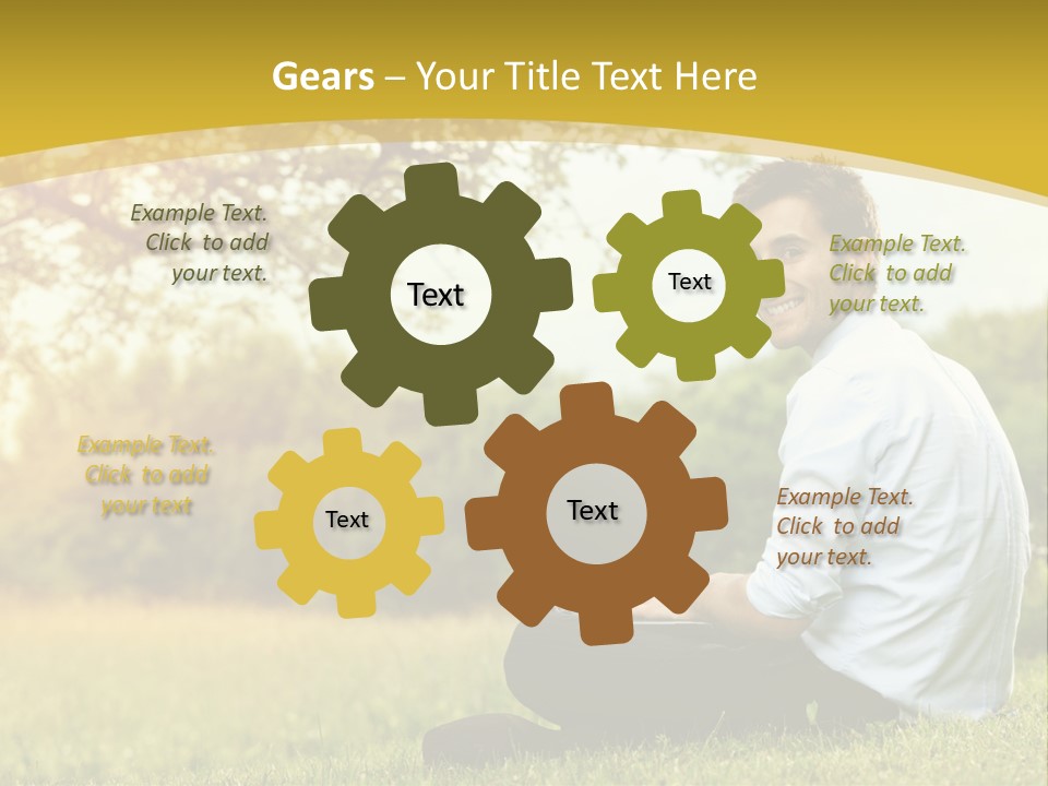 Life Woman Old PowerPoint Template